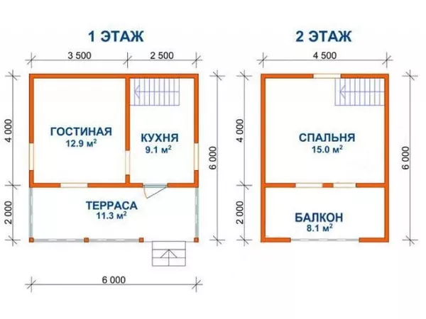 Сруб дома Арсен доставка и установка в Солигорск и район 2